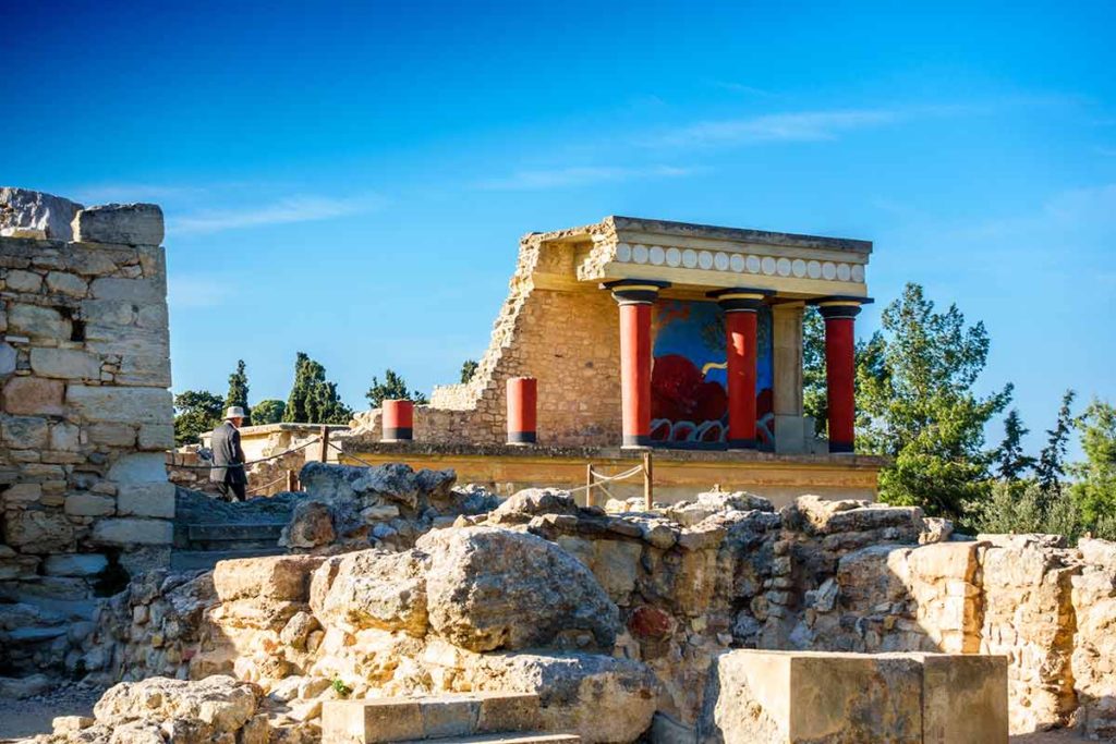 Knossos Palace is a landmark greece