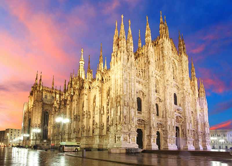 landmark in italy milan cathedral