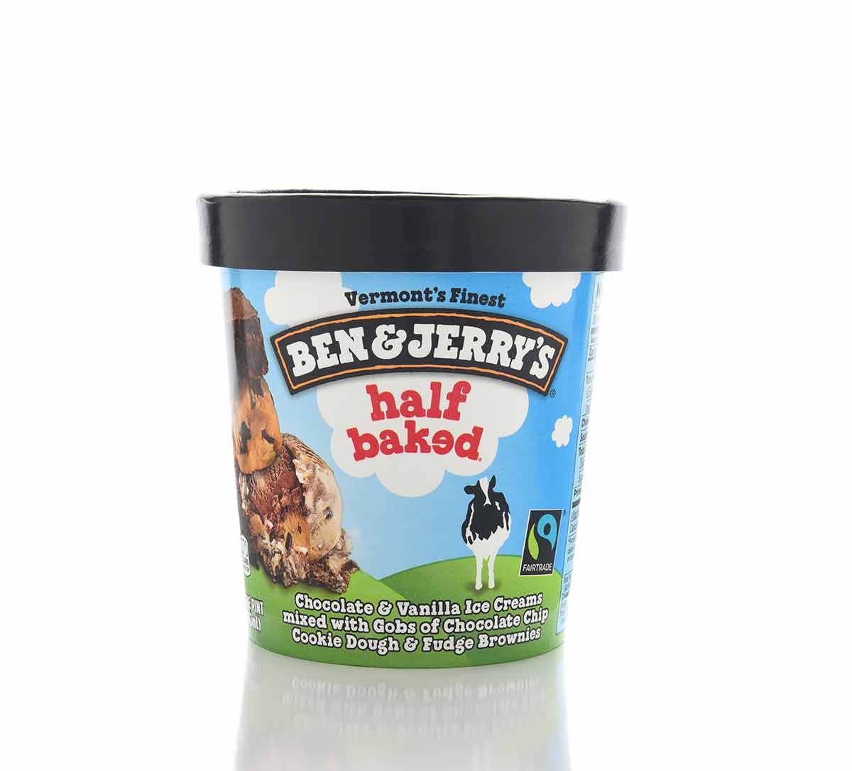 Ben and Jerrys ice cream container