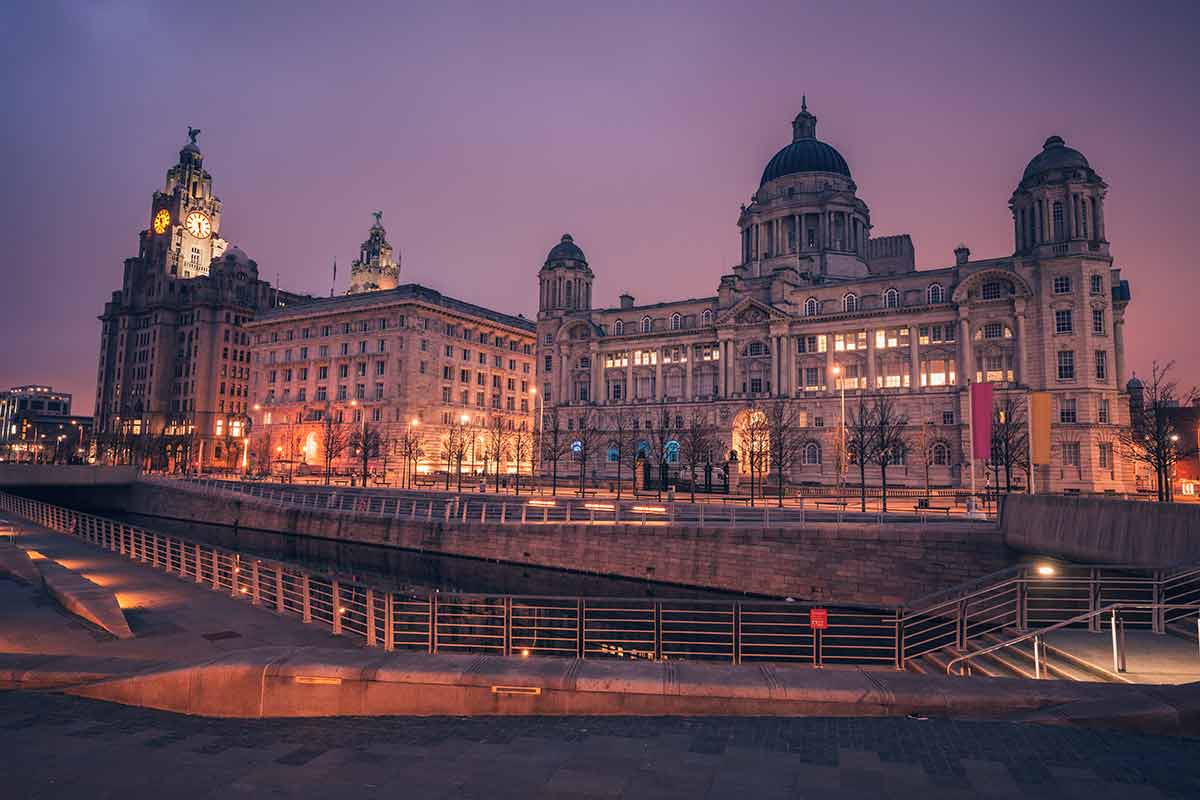 landmarks in liverpool The Three Graces