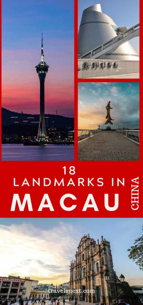 landmarks in macau