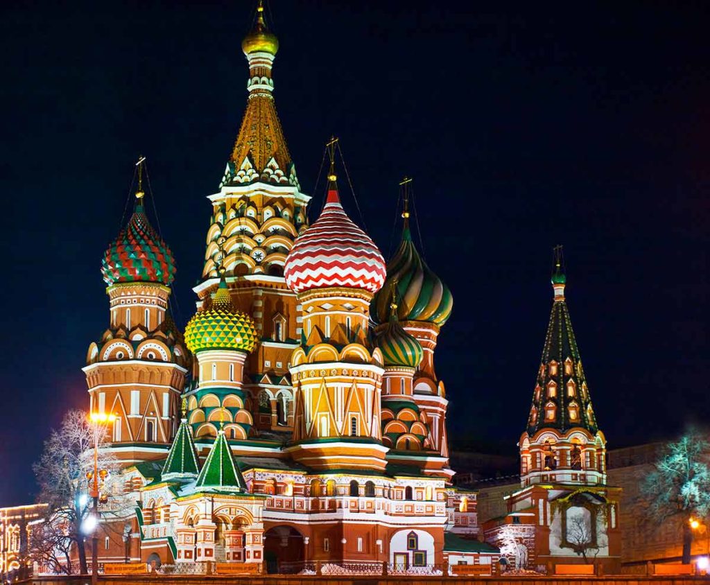 landmarks in russia st basils