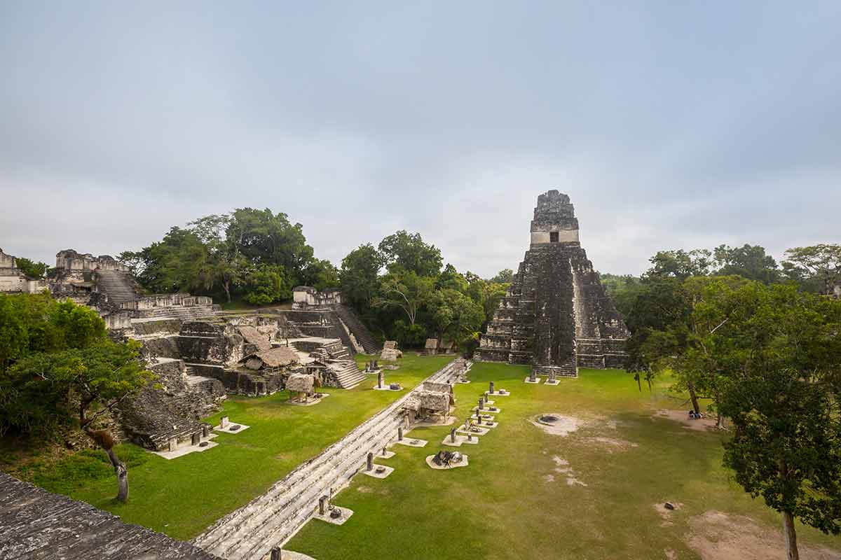 landmarks of guatemala pyramid and other ruins