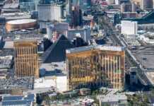 20 Nevada Cities That Prove There’s More To The State Than Las Vegas Amazing aerial view of Las Vegas city skyline during the day, including Luxor hotel