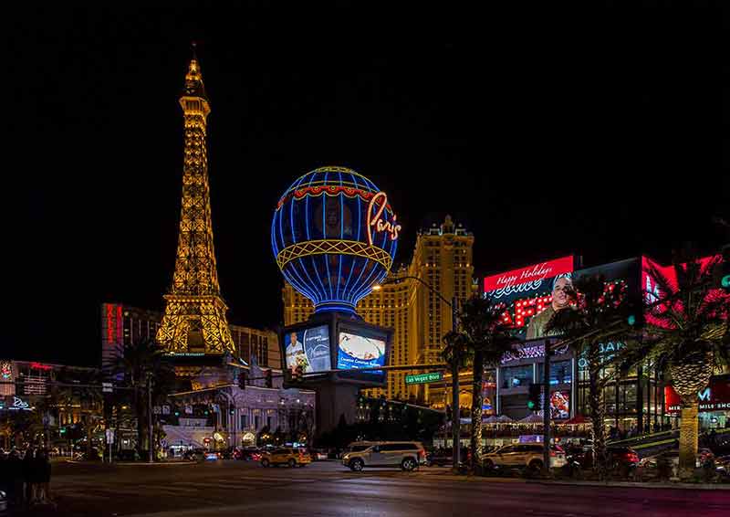 las vegas strip pictures at night Paris Las Vegas Hotel and Casino.