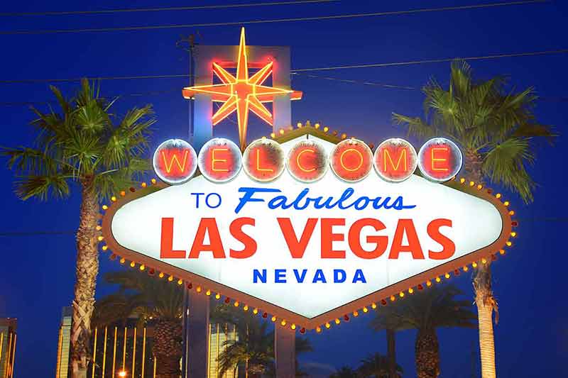 las vegas to zion national park A public landmark sign of Las Vegas says welcome to fabulous Las Vegas.