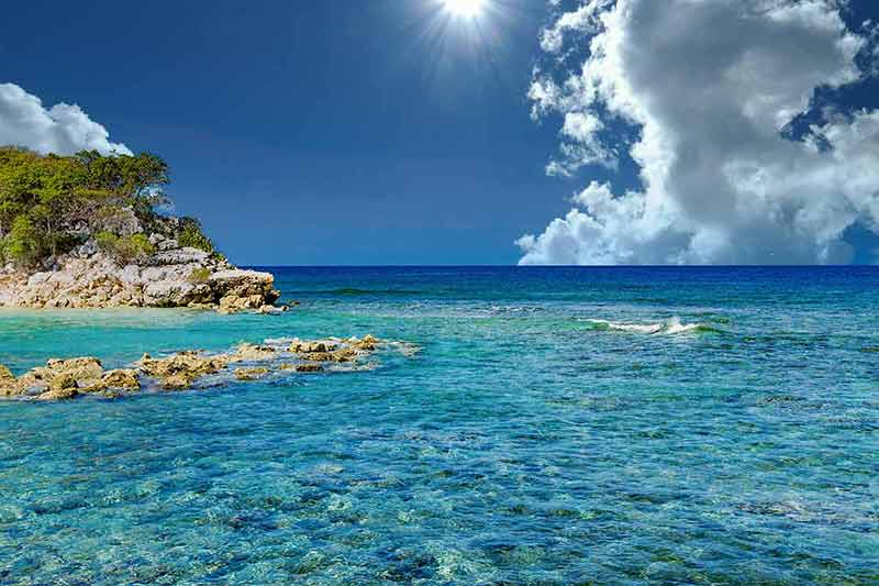 les cayes haiti beaches rocky shore and clear water