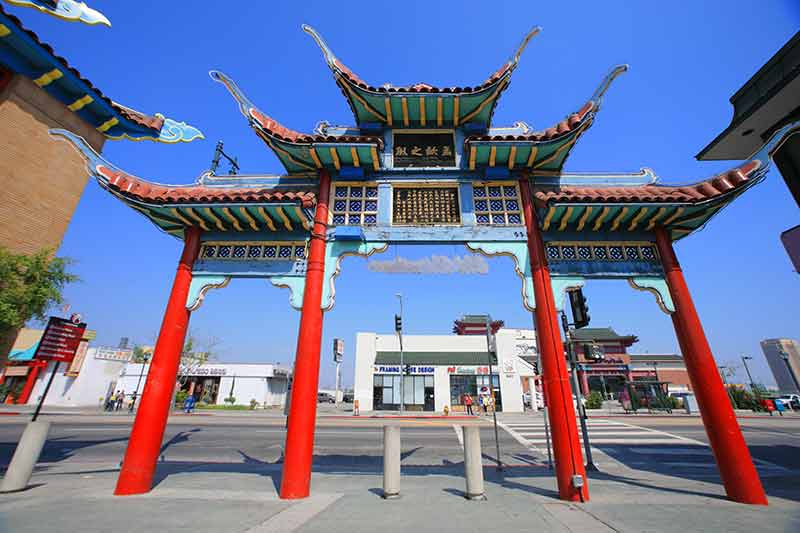 los angeles historical landmarks Chinatown Gateway