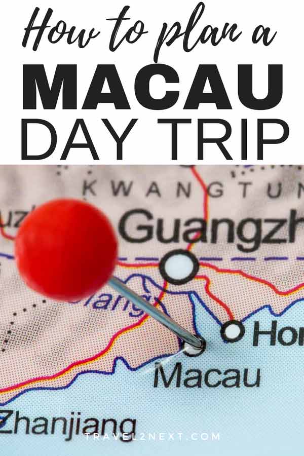 Macau 1 Day itinerary