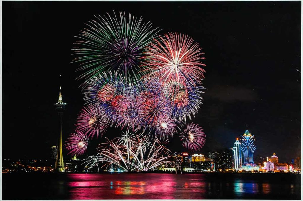 macau international fireworks photo