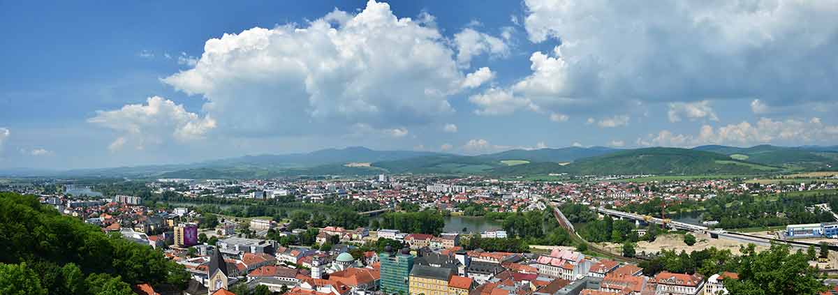 Panorama Trencin, City In Slovakia In Povazie Region.Europe.