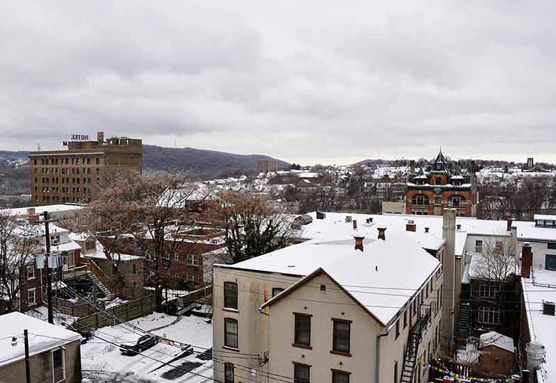 Rooftops In Winter in Bethehem