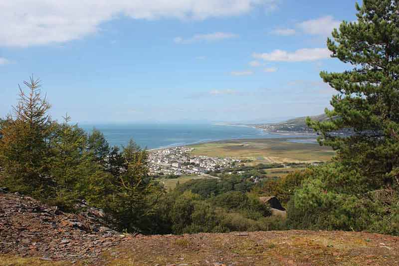 A View Over Sunny Cardigan Bay From The Hills Above