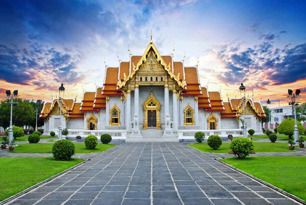marble temple bangkok landmark