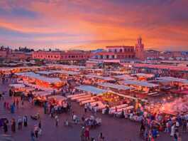 Evening On Djemaa El Fna Square