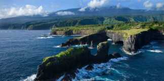 rocky coastline of maui hawaii