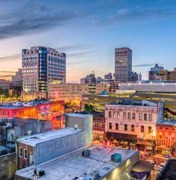 20 things to do in Memphis for music BBQ and soul Memphis' Beale street aerial at night