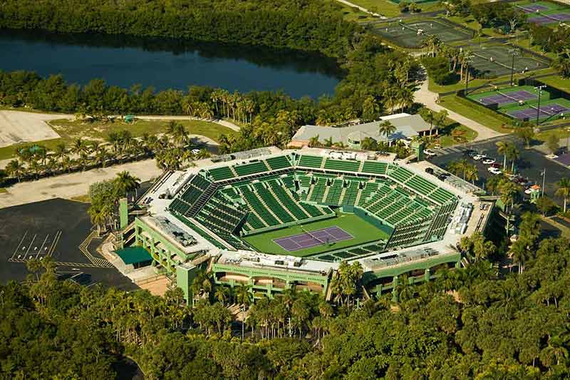 miami florida landmarks Crandon Park tennis centre