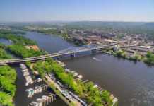 20 Things To Do In La Crosse WI Worth The Trip mississippi river la crosse aeriel view of the river and marina