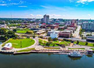 20 Things To Do In Montgomery, Alabama That Tell a Powerful Story montgomery alabama aerial view