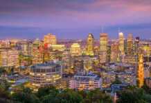 20 Things To Do In Montreal At Night When The City Really Comes Alive Montreal aerial view at dusk
