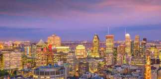 20 Things To Do In Montreal At Night When The City Really Comes Alive Montreal aerial view at dusk