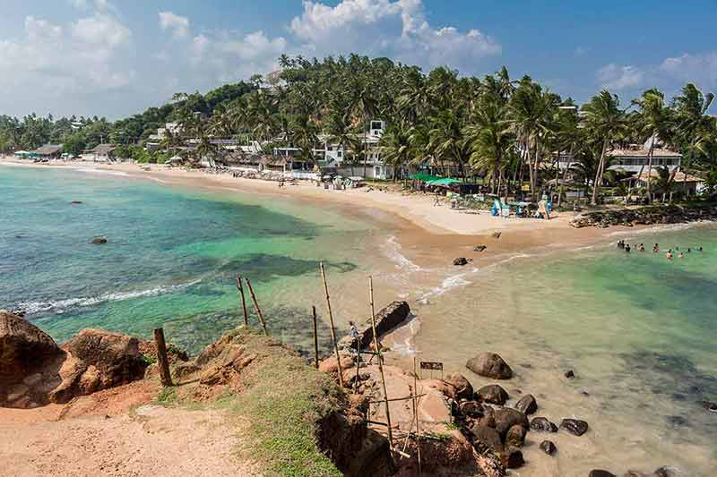 most beautiful beaches in asia Mirissa Beach in Sri Lanka