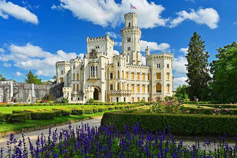 most beautiful castles in Czech Republic Hluboká nad Vltavou