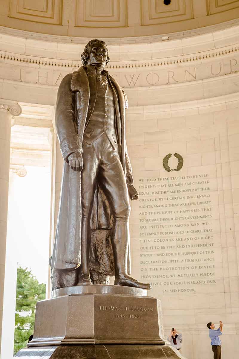 national historic landmarks in washington dc Thomas Jefferson Statue