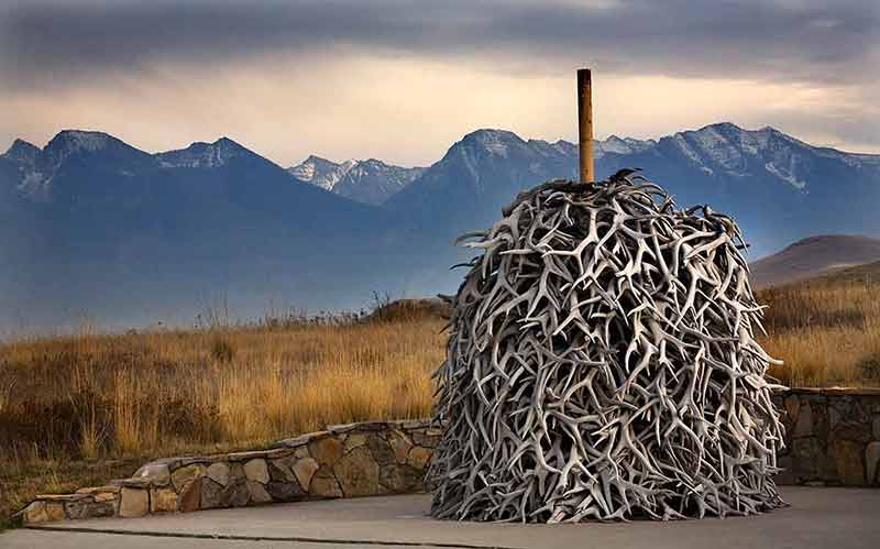 national landmarks in montana Elk Horn Pile