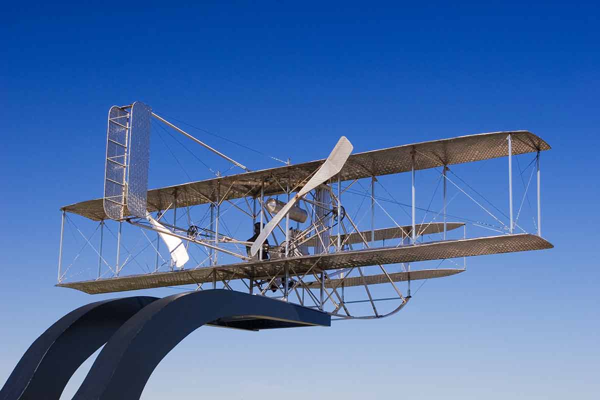national parks in ohio wright brothers model aircraft