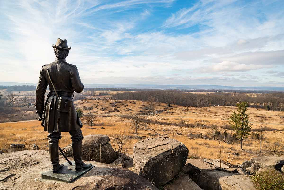 national parks pennsylvania gettysburg little round top