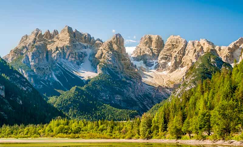 natural italian landmarks dolomites