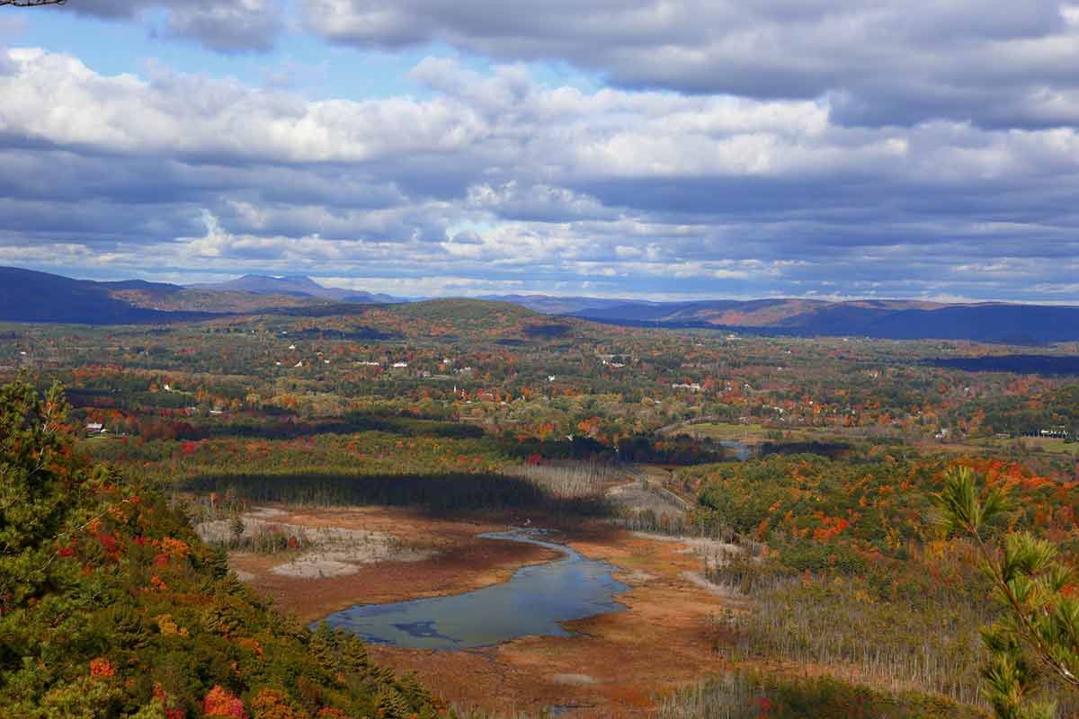 natural landmarks in massachusetts Monument mountain autumn view