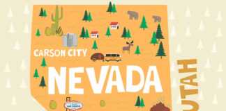 nevada cities map