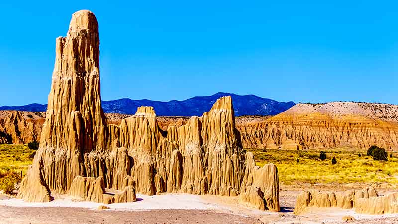 nevada famous landmarks cathedral gorge