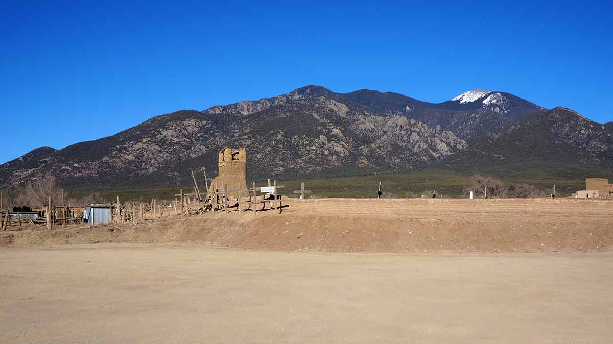 new Mexico famous landmarks Taos Pueblo