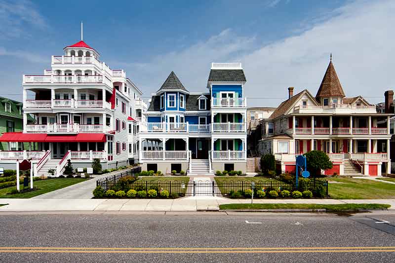 new jersey landmarks colourful painted homes
