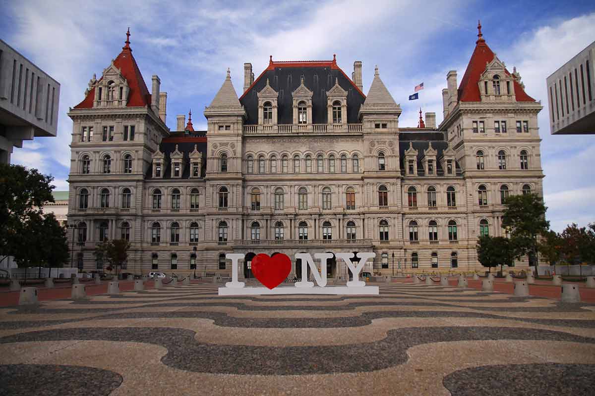 New York State Capitol is a famous landmark
