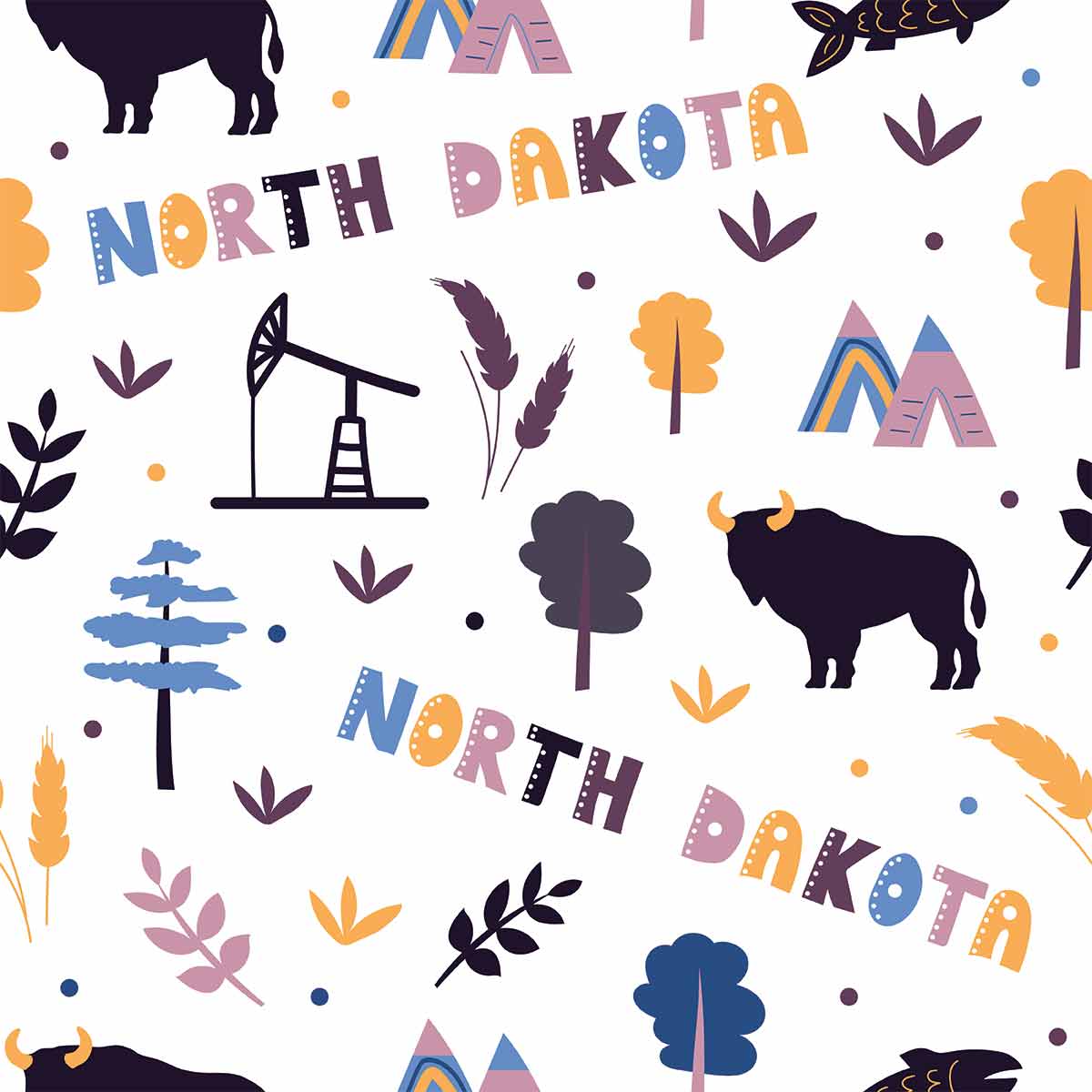 north dakota icons