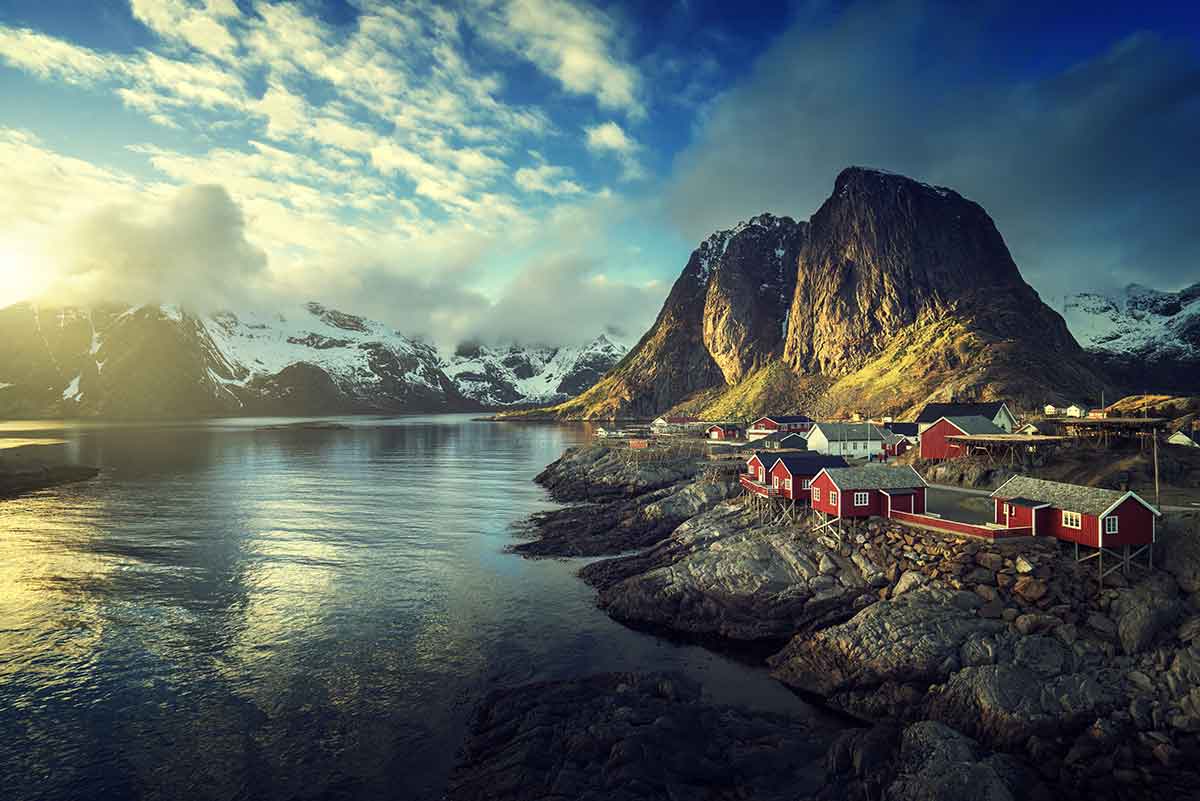 Lofoten Islands Norway's famous landmarks