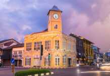 Phuket Old Town is more colourful than you imagined old town phuket clock tower