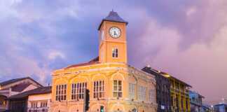 old town phuket clock tower