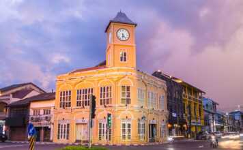 old town phuket clock tower