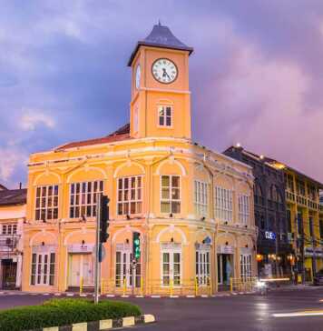 old town phuket clock tower