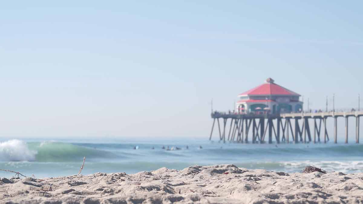 one day trips from los angeles Huntington Pier and beach