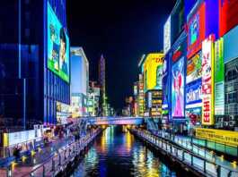 osaka at night dotonbori