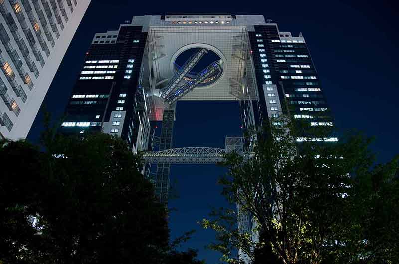 osaka at night umeda sky building
