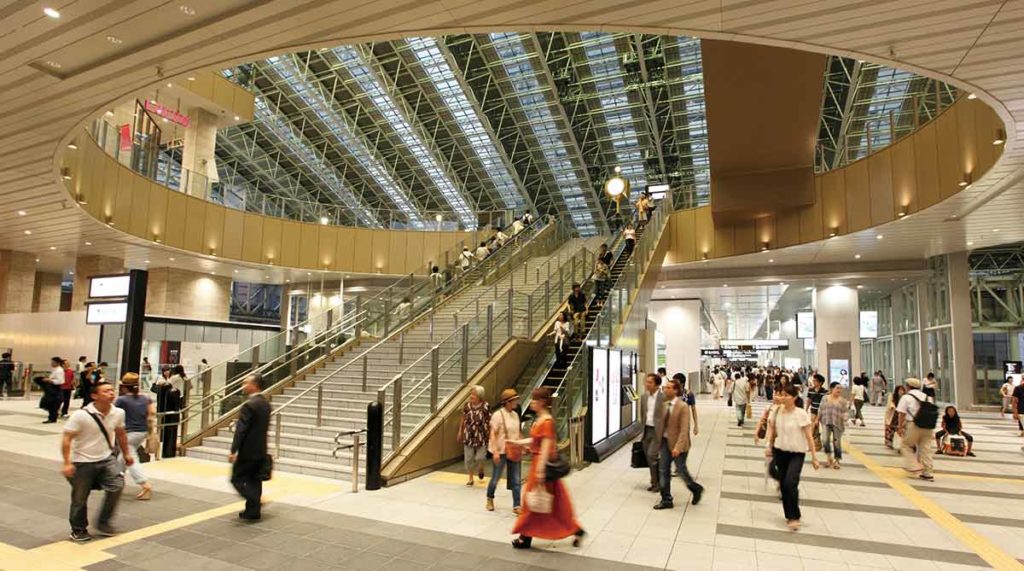 Osaka railway station makes it easy to do a day trip from Osaka. 