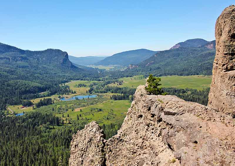 view from the west fork valley overlook